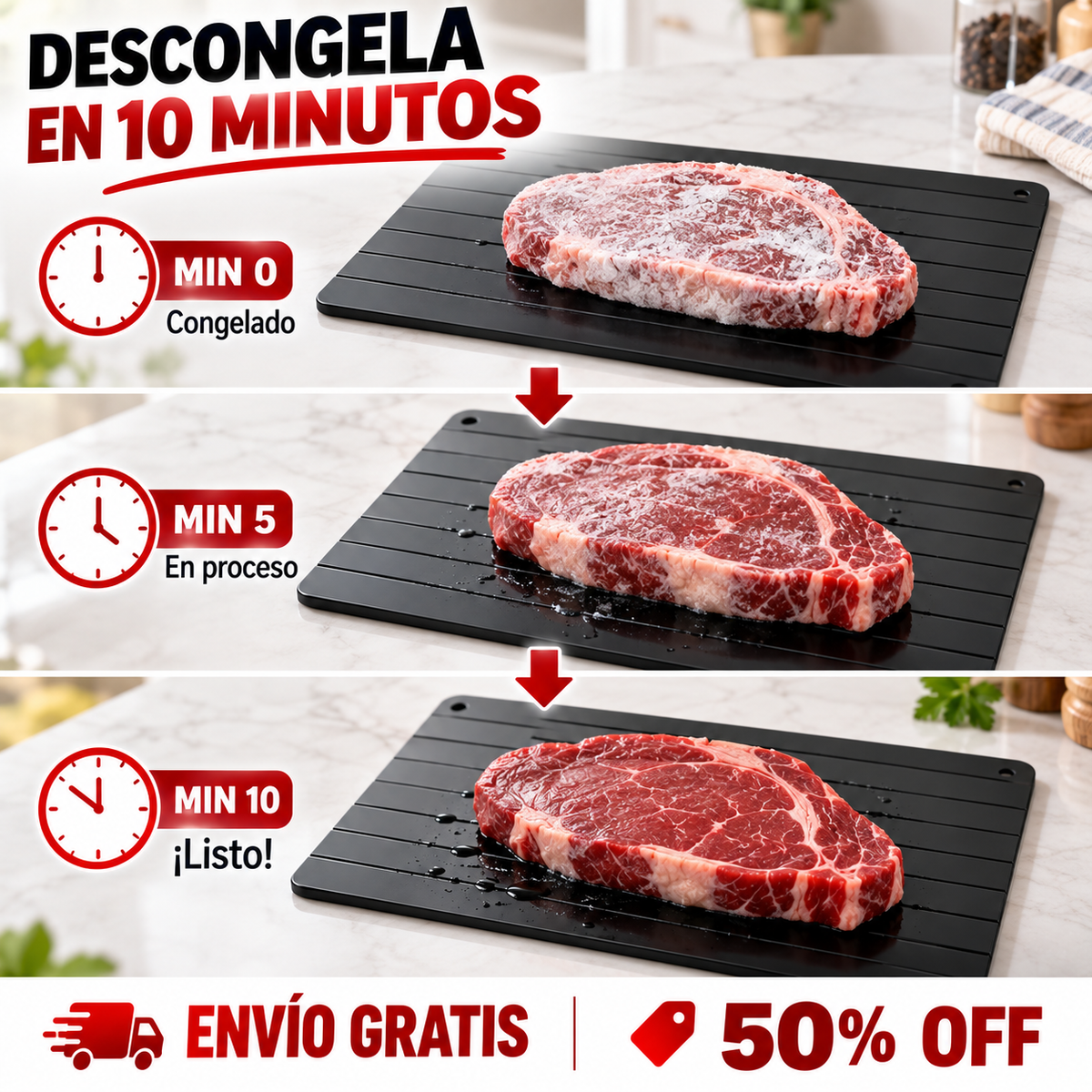 Tabla Descongeladora De Carnes