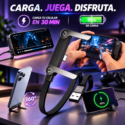 Cable De Carga Rapida:🔋 CARGA Y DISFRUTA SIN INTERRUPCIONES