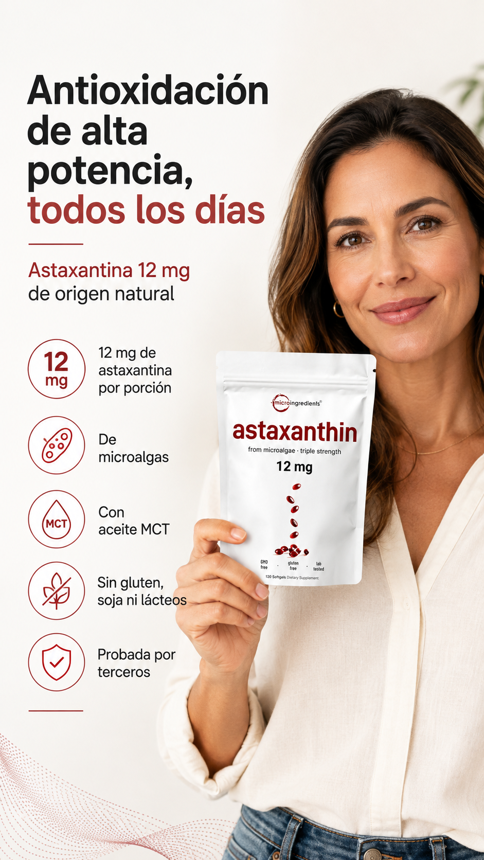 Astaxanthin:🔥 PROTEGE TU BIENESTAR CADA DÍA 🔥