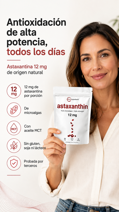 Astaxanthin:🔥 PROTEGE TU BIENESTAR CADA DÍA 🔥
