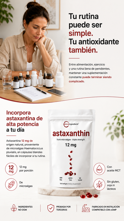 Astaxanthin:🔥 PROTEGE TU BIENESTAR CADA DÍA 🔥