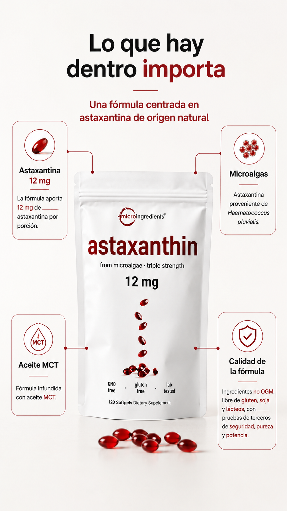 Astaxanthin:🔥 PROTEGE TU BIENESTAR CADA DÍA 🔥