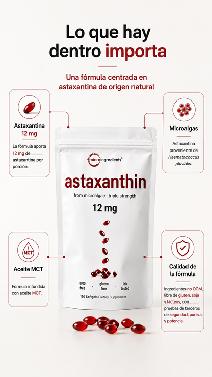 Astaxanthin:🔥 PROTEGE TU BIENESTAR CADA DÍA 🔥