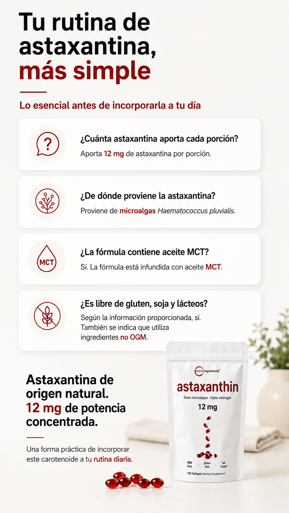 Astaxanthin:🔥 PROTEGE TU BIENESTAR CADA DÍA 🔥