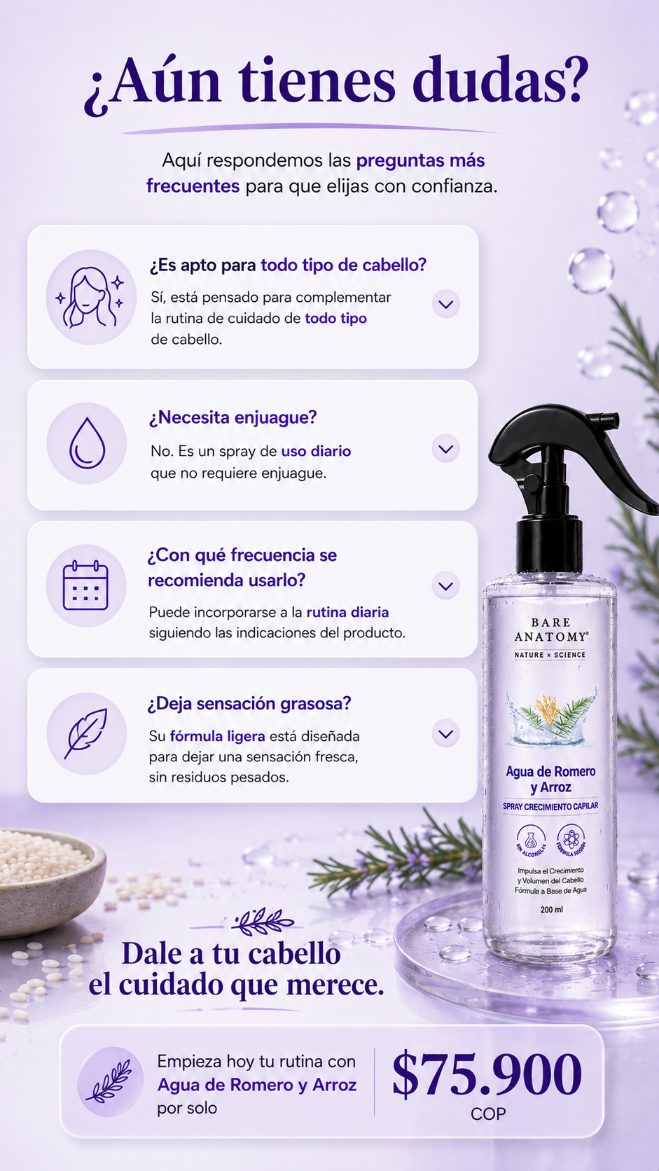 Bare Anatomy : Crecimiento capilar