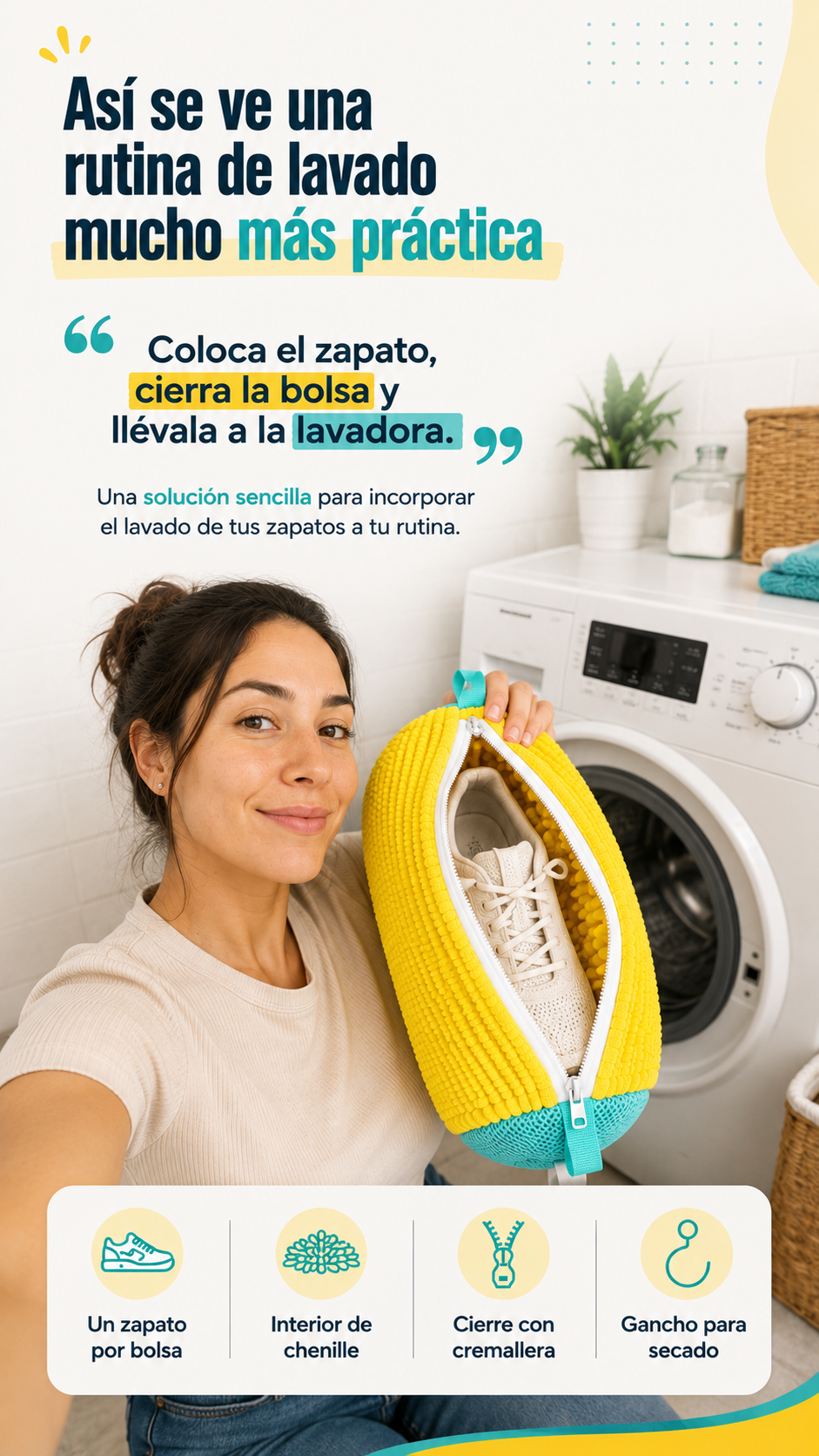 Funda Protectora Para Lavado De Zapatos