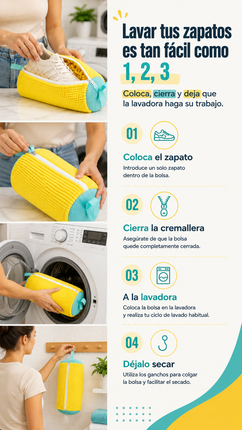 Funda Protectora Para Lavado De Zapatos
