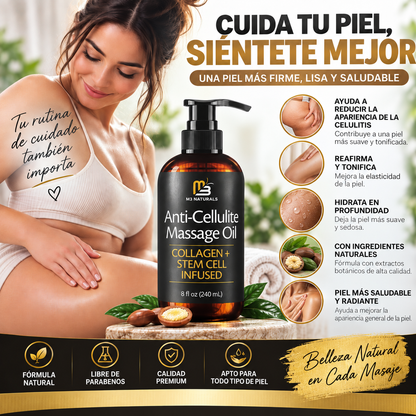 Anti-Cellulite Massage Oil – Reafirma tu Piel.